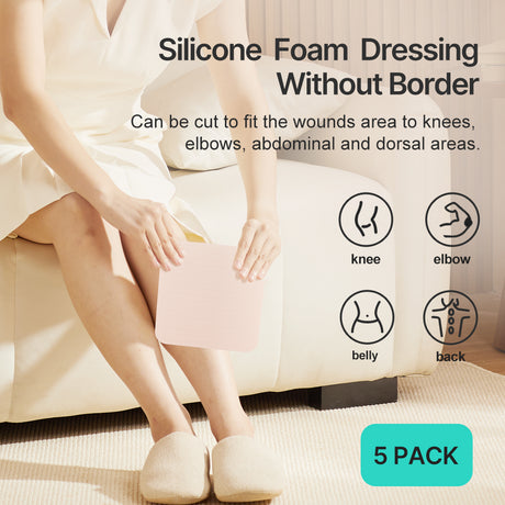 Dimora Silicone Foam Dressing Without Border