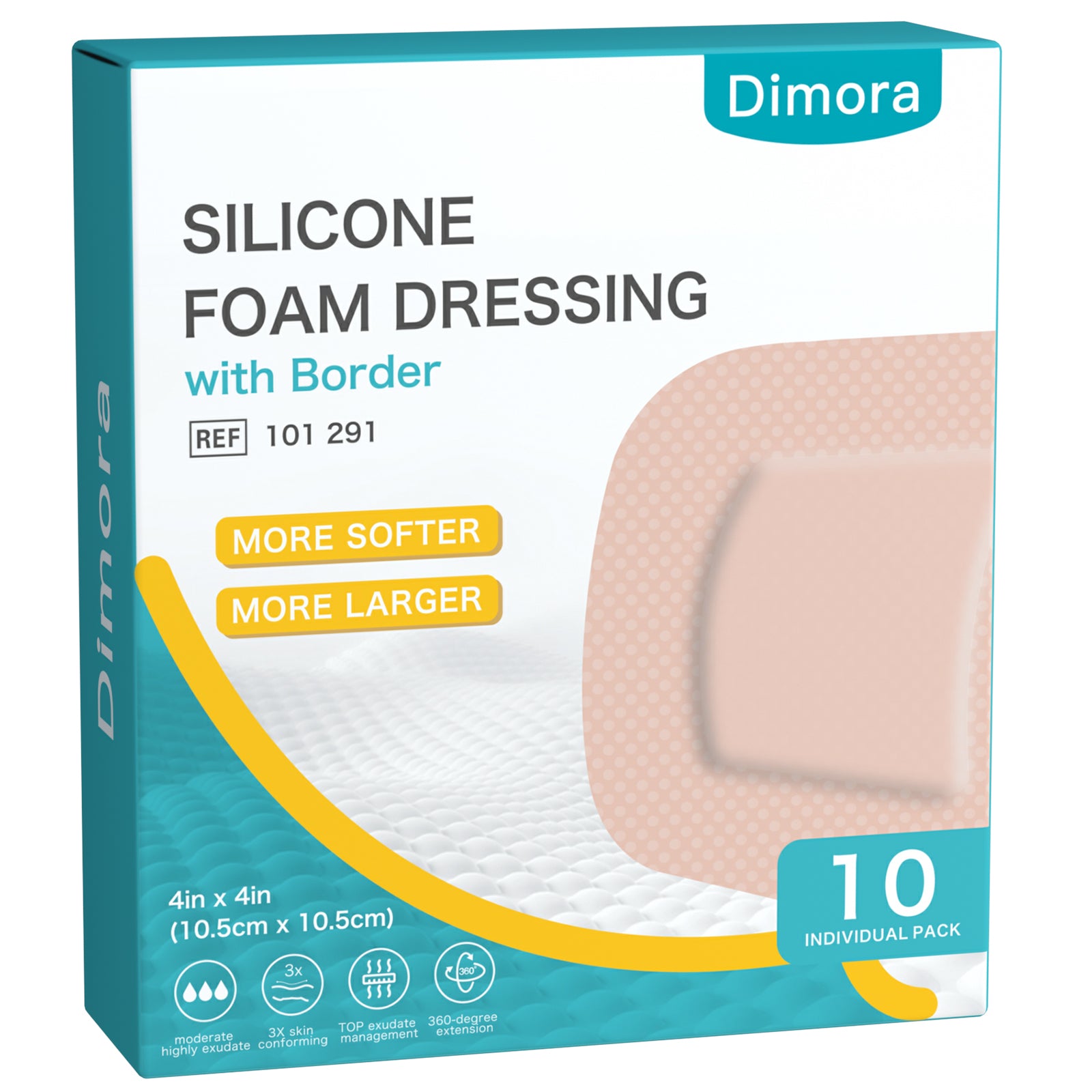 Dimora Ultra Soft Silicone Foam Dressing 4