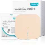 Dimora Fenestrated Foam Dressing, Non-Adhesive Tracheo Pads