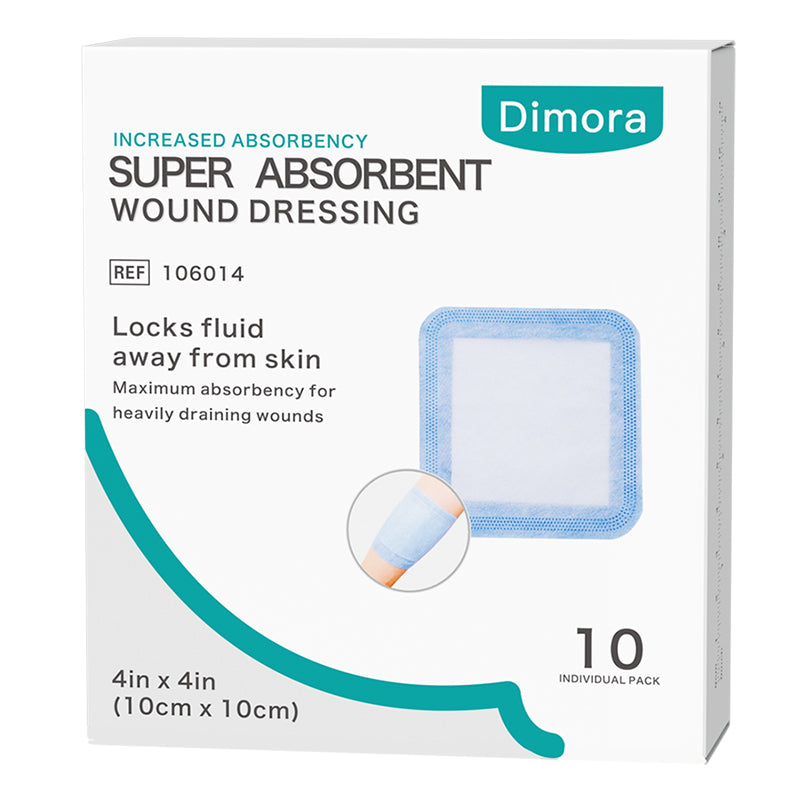 Dimora Super Absorbent Dressings, Nonstick Gauze Pad