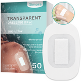 Dimora Transparent Film Dressing with Hypoallergenic Adhesive 2.3 x 2.7 inch